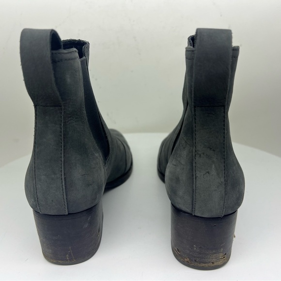 Rag & Bone Walker Booties Nubuck Leather Suede Ankle Boots Chelsea Grey Boho - Picture 7 of 14